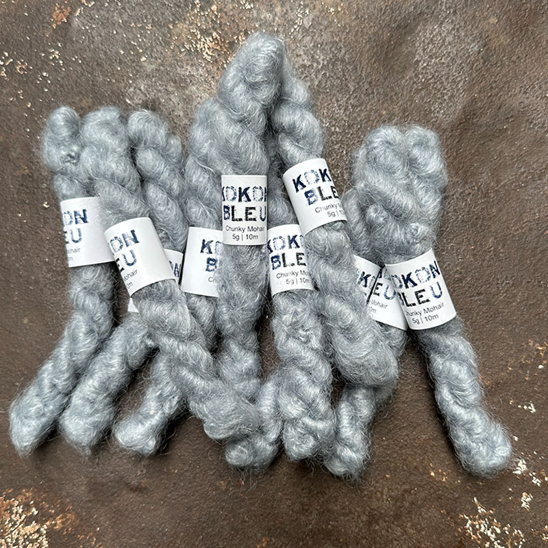 Kokon Bleu Chunky Mohair Mini