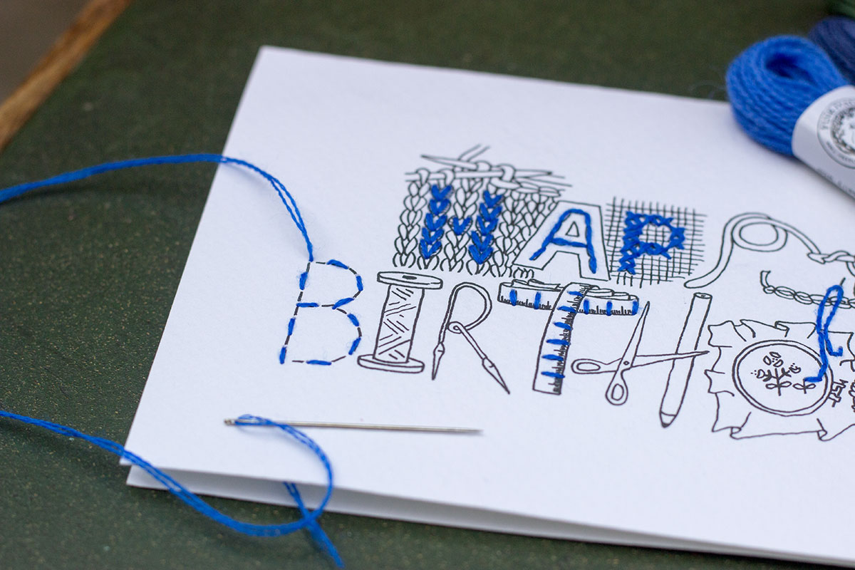 Happy Birthday Karte Kit DIY by KIM WELCH