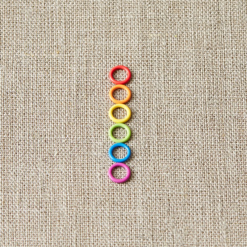 CocoKnits - Colored Ring Stitch Marker - small
