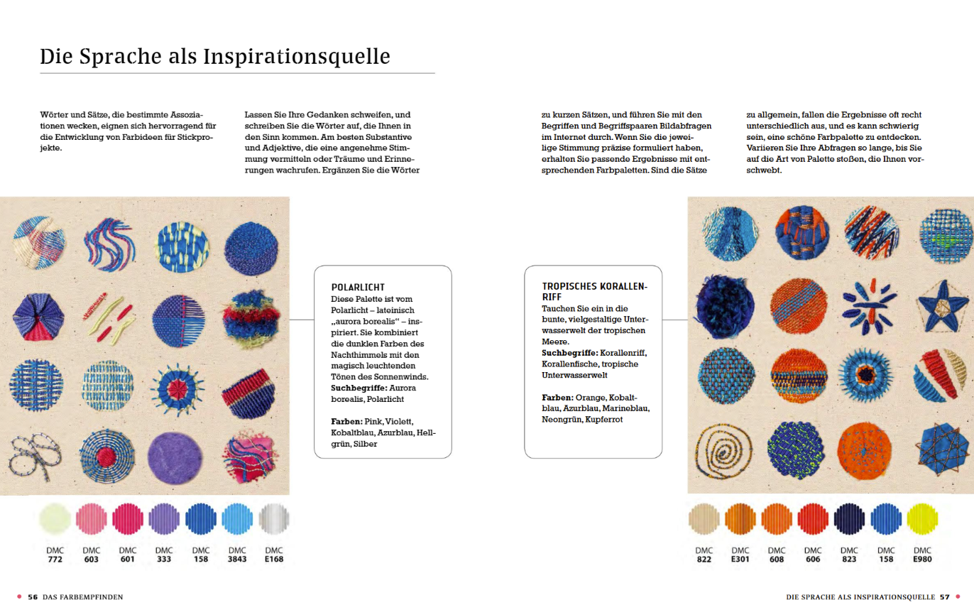 Farbpaletten entwerfen fürs Textildesign, Karen Barbé