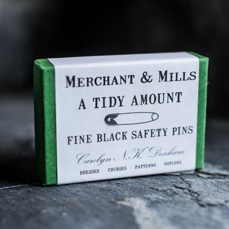 Merchant and Mills - Fine Black Safety Pins
