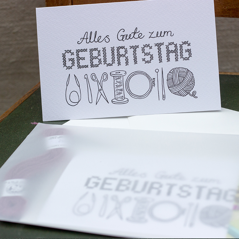 Geburtstagskarte Kit DIY by KIM WELCH